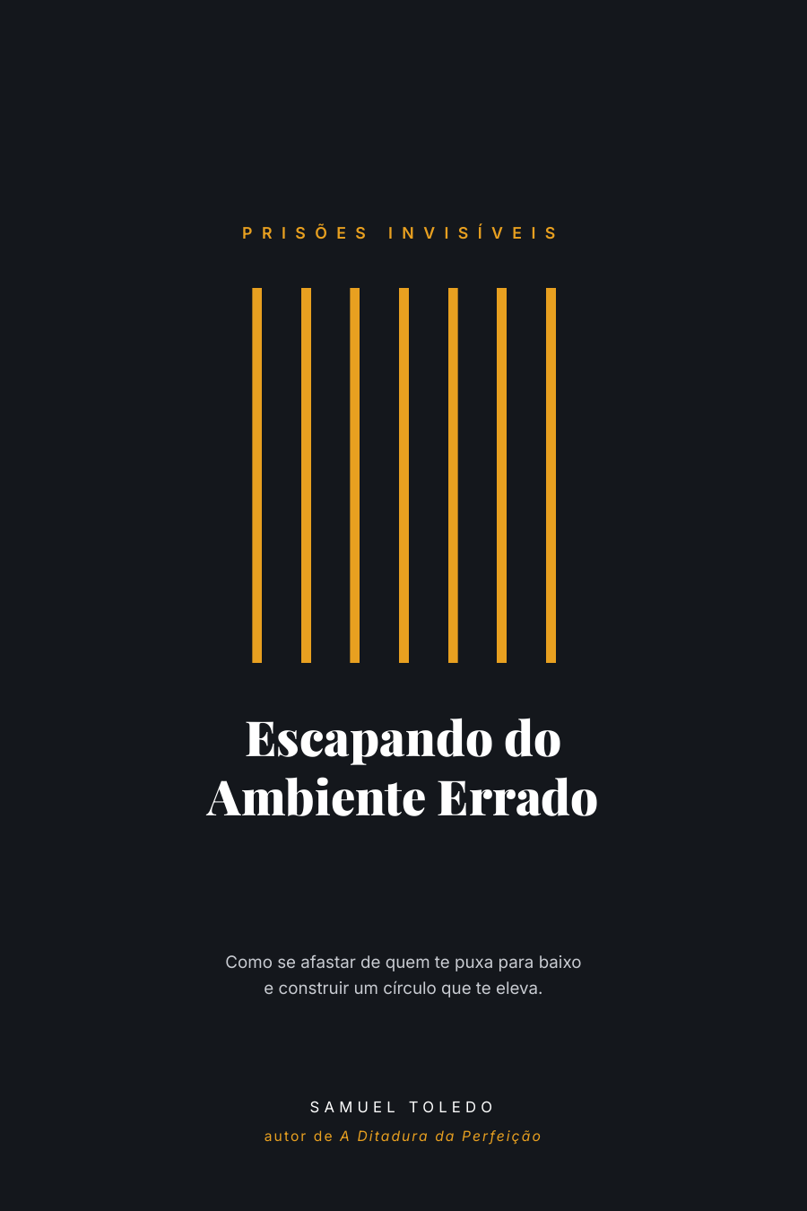 Capa do e-book Escapando do Ambiente Errado, de Samuel Toledo